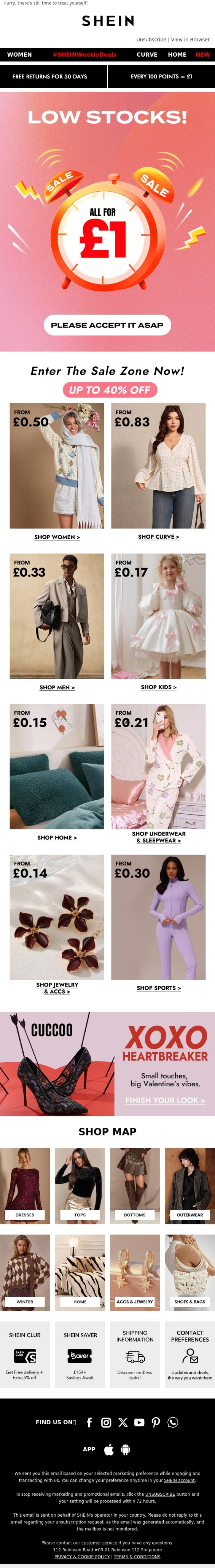 Email Design Inspiration from SHEIN, theemailgallery. Please Accept it ASAP!