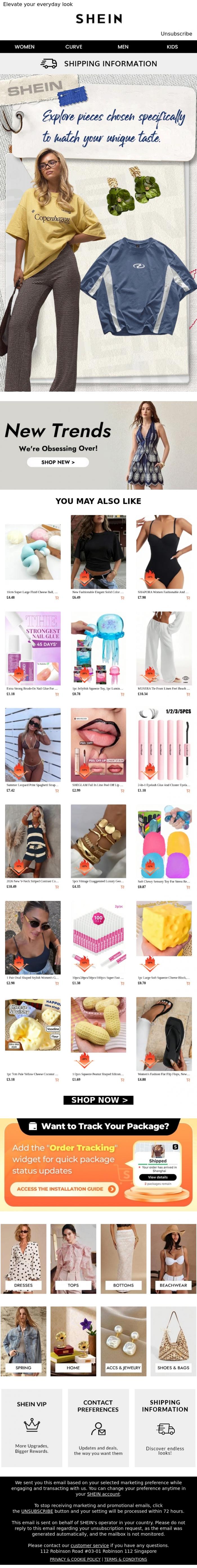 Email Design Inspiration from SHEIN, ✨ Find Your Inspiration Here