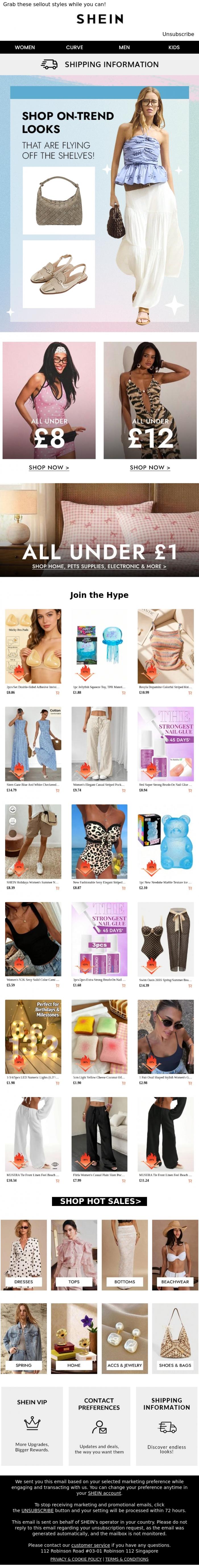 Email Design Inspiration from SHEIN, Steal the spotlight in these head-turning looks!