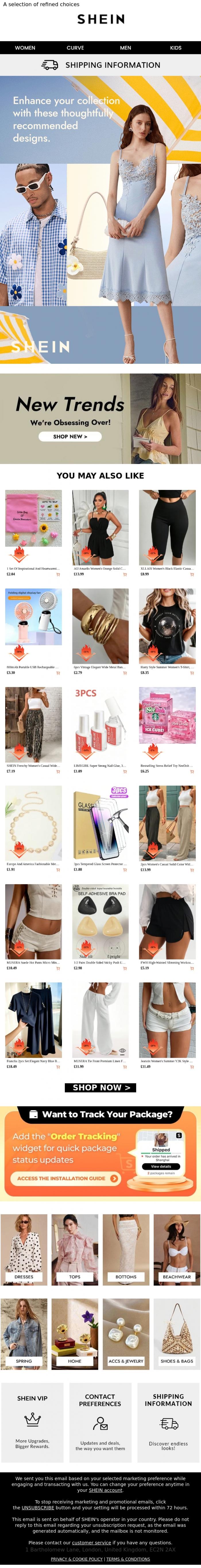 Email Design Inspiration from SHEIN, 💎 Upgrade Your Daily Rotation