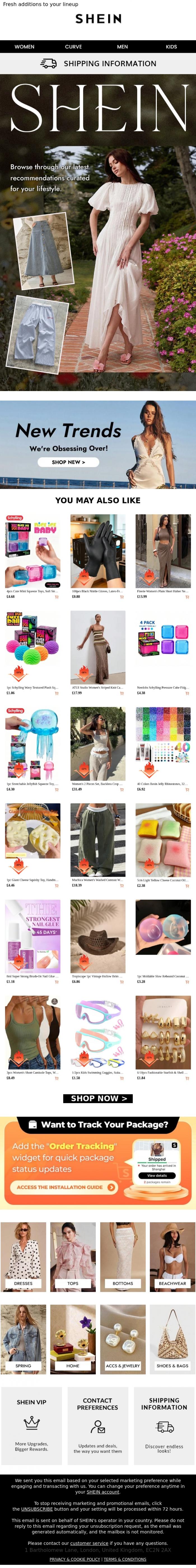 Email Design Inspiration from SHEIN, 🔍 Discover Something New