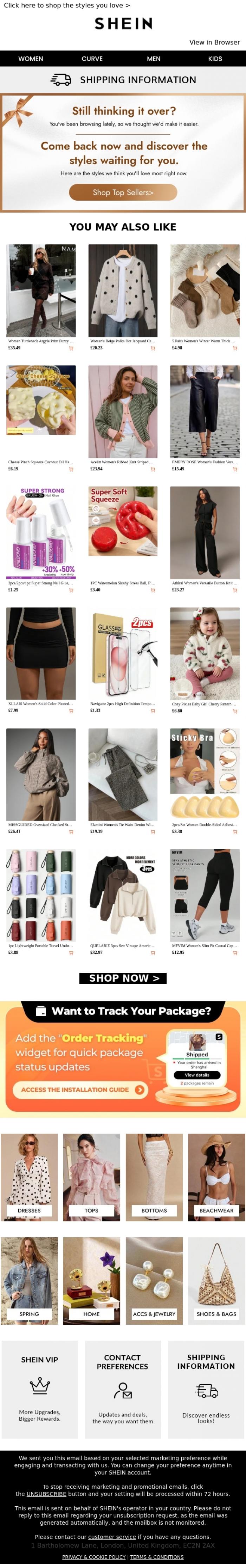 Email Design Inspiration from SHEIN, Guess which styles are trending now➡️