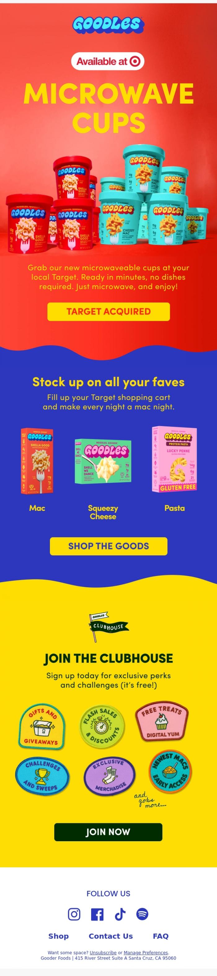 Email Design Inspiration from Team GOODLES, Heading to Target?