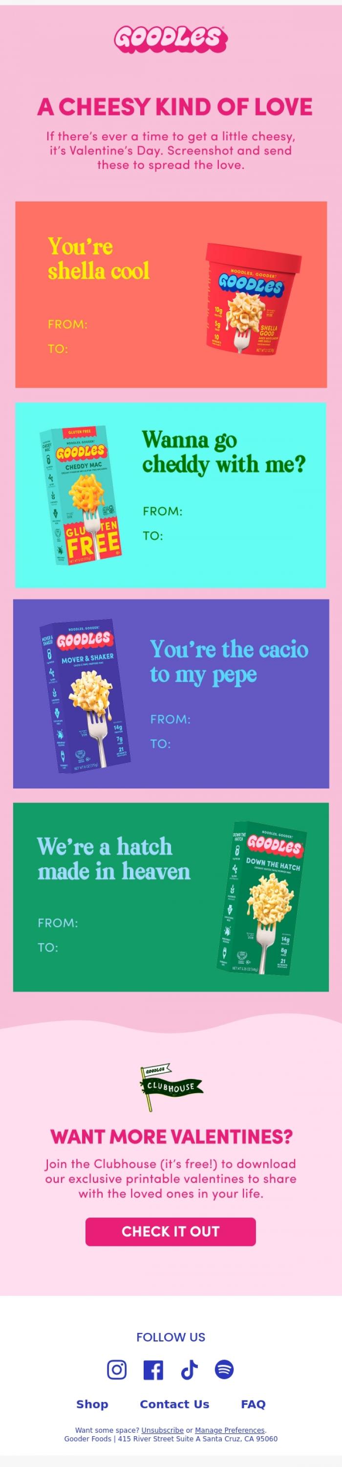 Email Design Inspiration from Team GOODLES, Screenshot these and spread the love