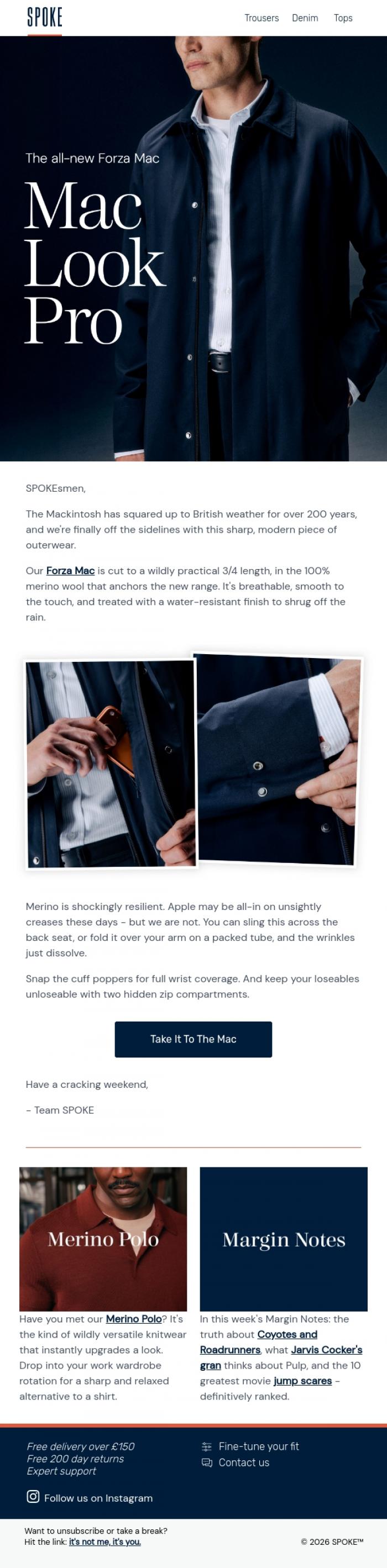 Email Design Inspiration from Team SPOKE, Mac Look Pro