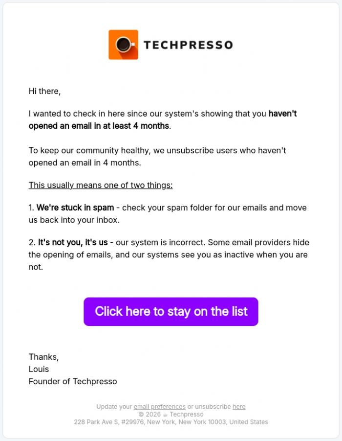 Email Design Inspiration from Techpresso, ☕️ Do you still read Techpresso?