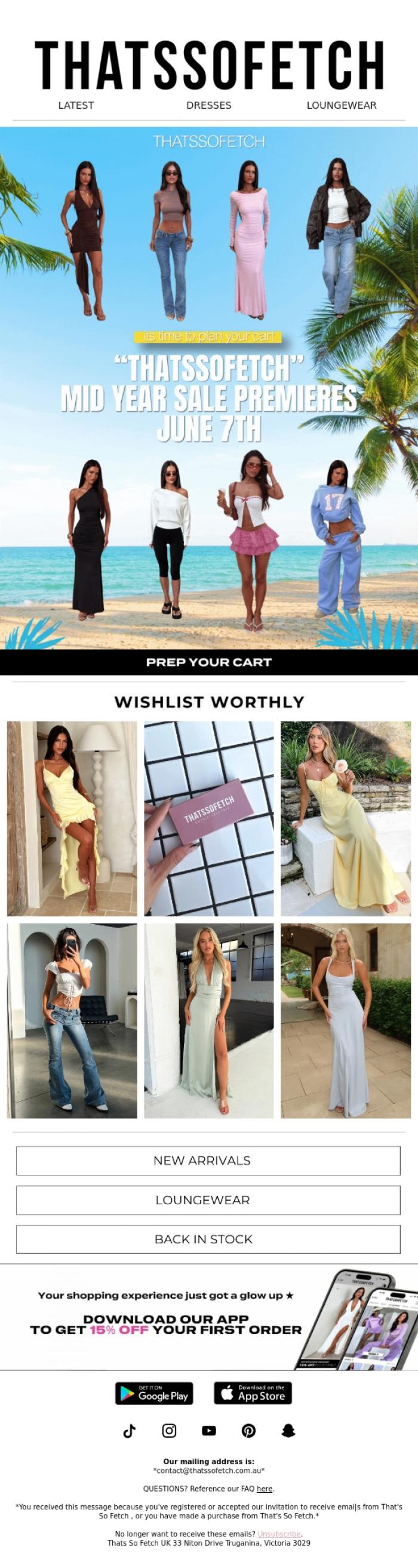 Email Design Inspiration from Thats So Fetch UK, Something BIG premiers in 48 hours... ⏳