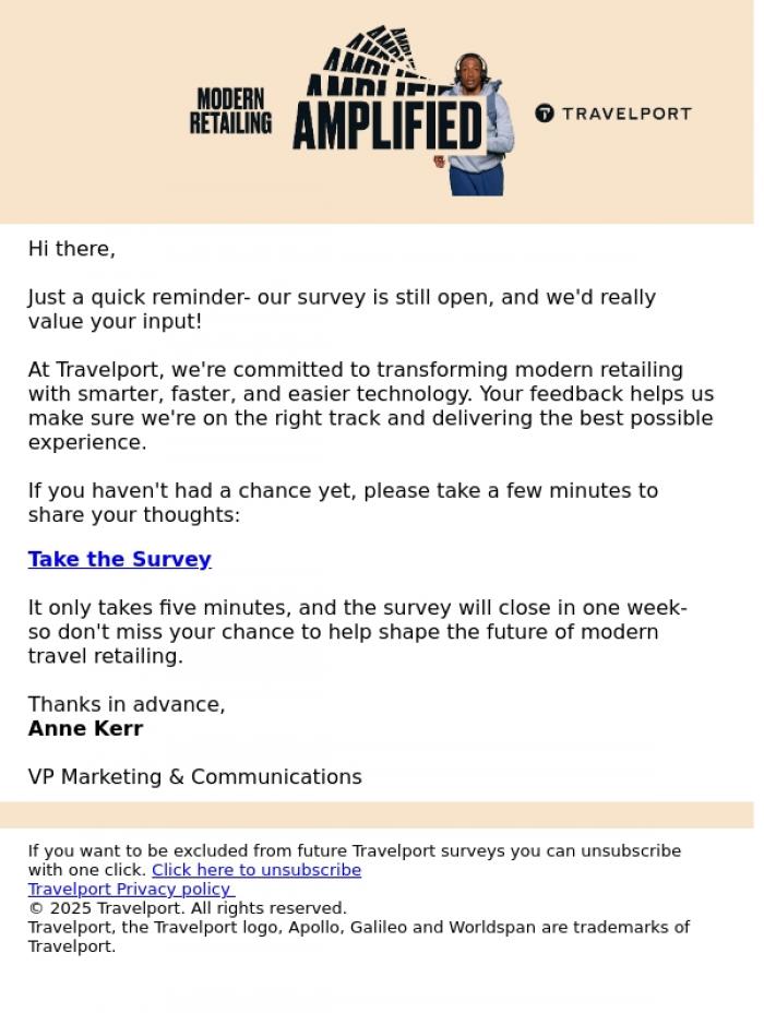 Email Design Inspiration from The Customer Insights Team, Just a quick nudge - we'd love your feedback!