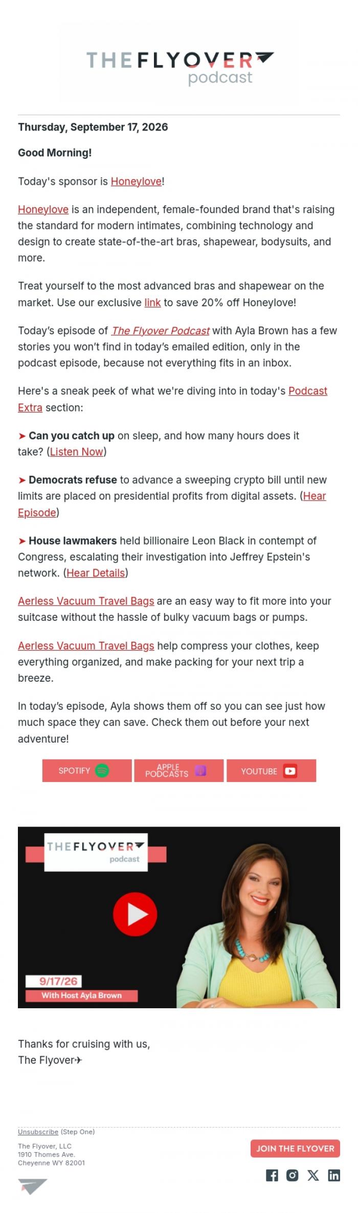 Email Design Inspiration from The Flyover, Can You Catch Up On Sleep, Democrats Stall Crypto Bill, Leon Black Held In Contempt