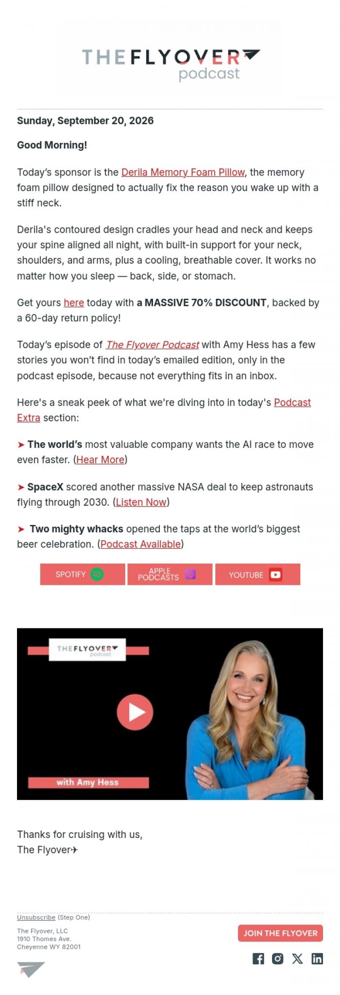 Email Design Inspiration from The Flyover, AI Hits the Gas, SpaceX Scores Big & the Beer Starts Flowing