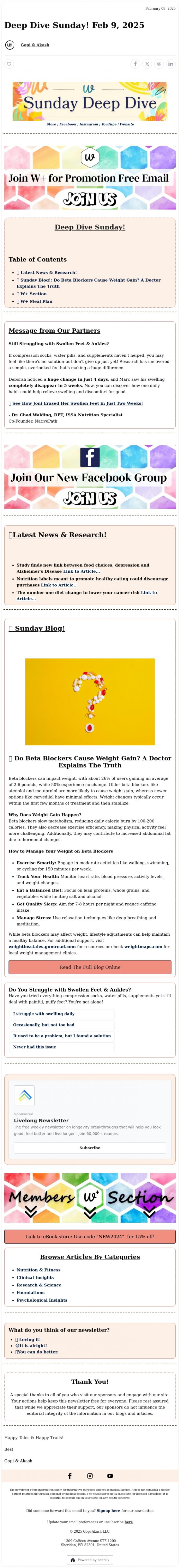 Email Design Inspiration from Weight Loss Tales, 🍽️ Eat This Once A Day And See How Your Legs, Ankles, And Feet Feel