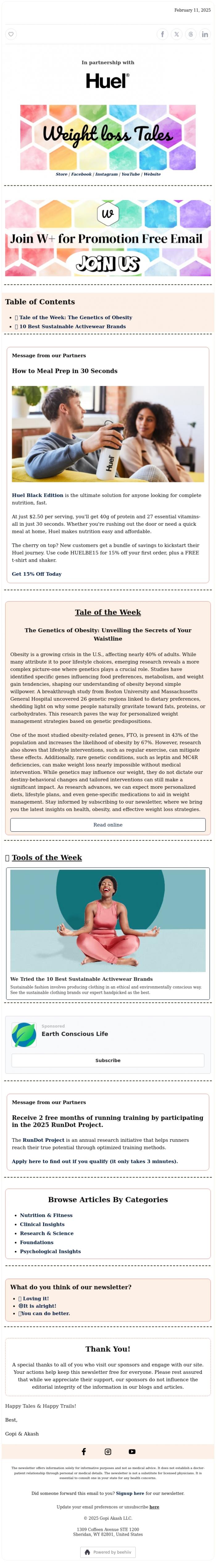 Email Design Inspiration from Weight Loss Tales, 🍽️ This is the Perfect Meal in 30 Seconds!