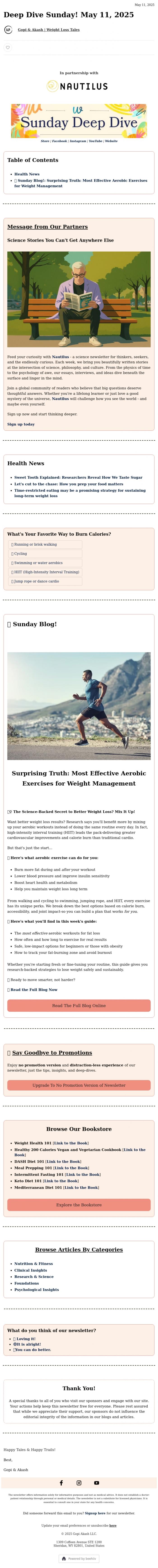 Email Design Inspiration from Weight Loss Tales, The #1 Exercise Mistake That's Slowing Your Weight Loss