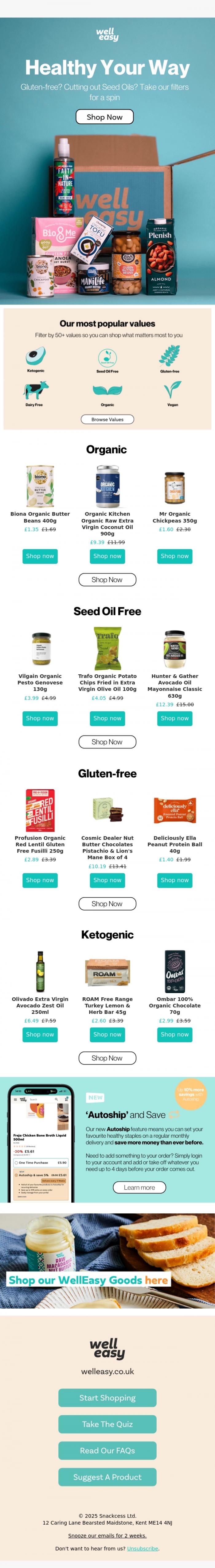 Email Design Inspiration from WellEasy, Find EXACTLY what you need