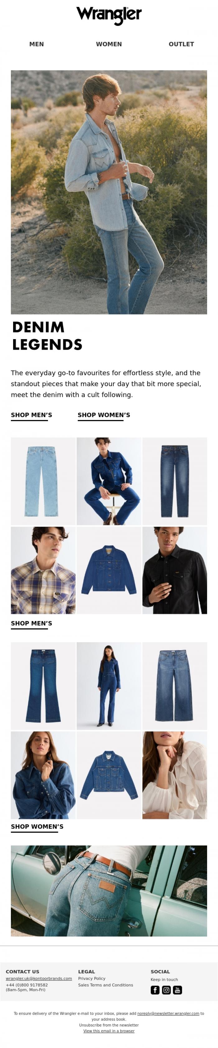 Email Design Inspiration from Wrangler, Best of the best