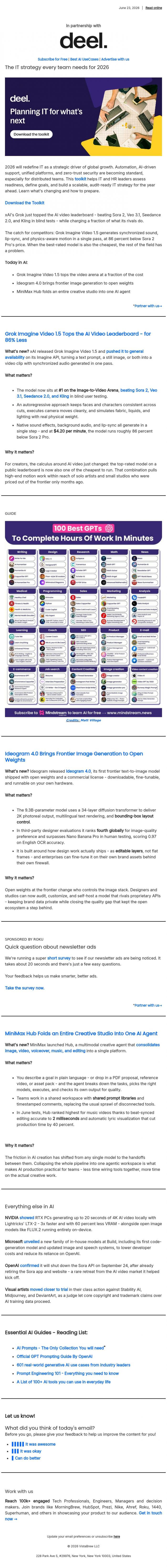 Email Design Inspiration from Yar, Grok Imagine Video 1.5 Dethrones Sora at a Fraction of the Cost