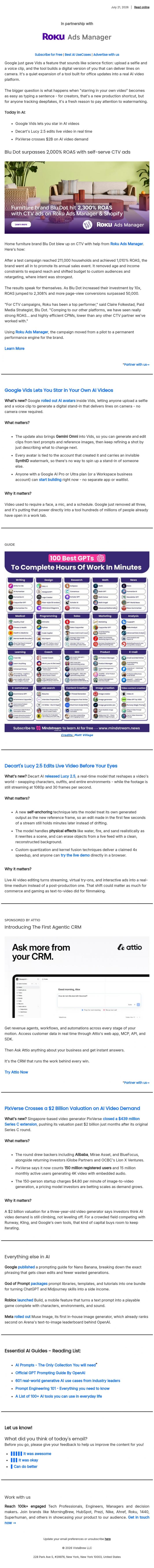 Email Design Inspiration from Yar, Google's Vids Adds AI Avatars